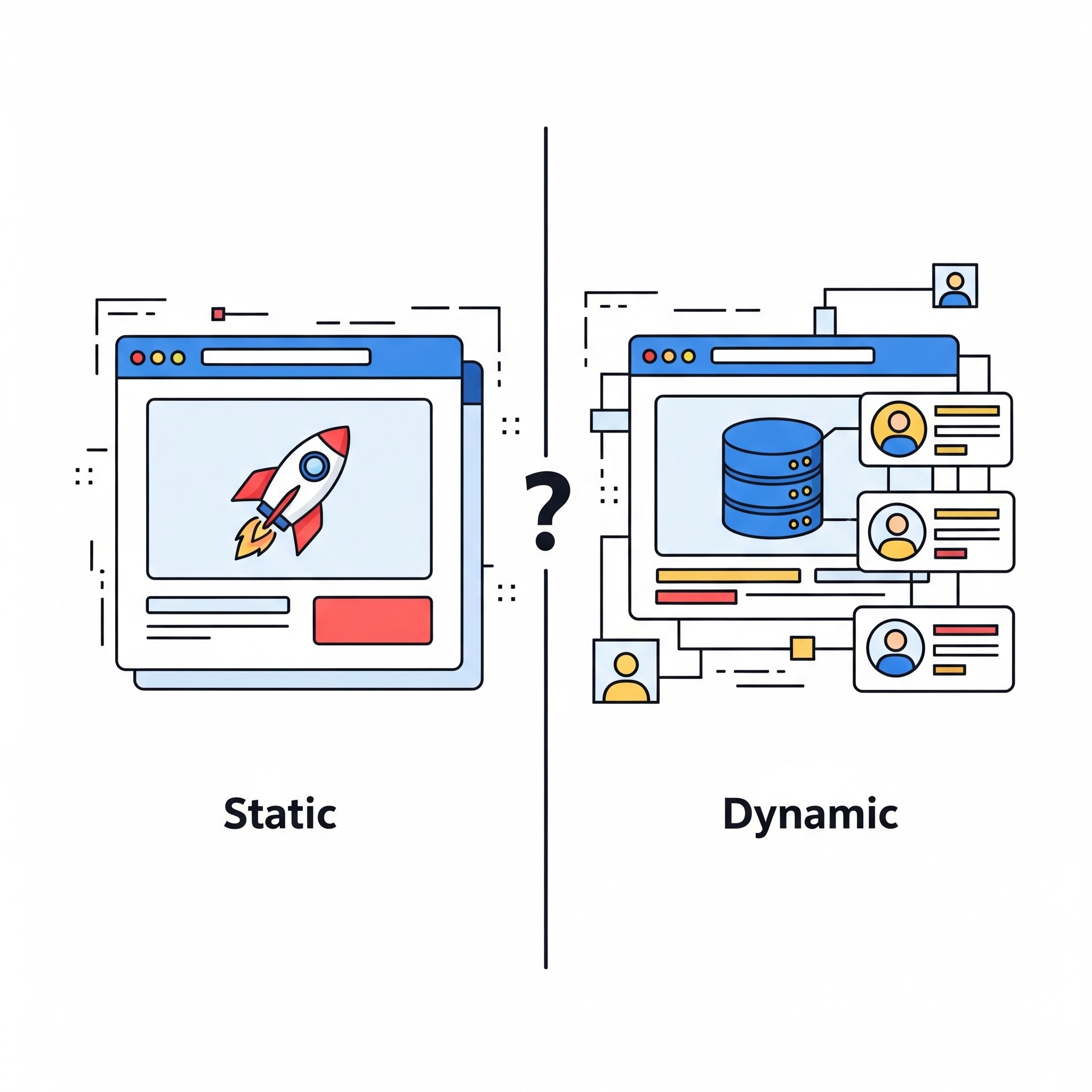 Website tĩnh và Website động: So sánh và lựa chọn nền tảng phù hợp cho doanh nghiệp của bạn