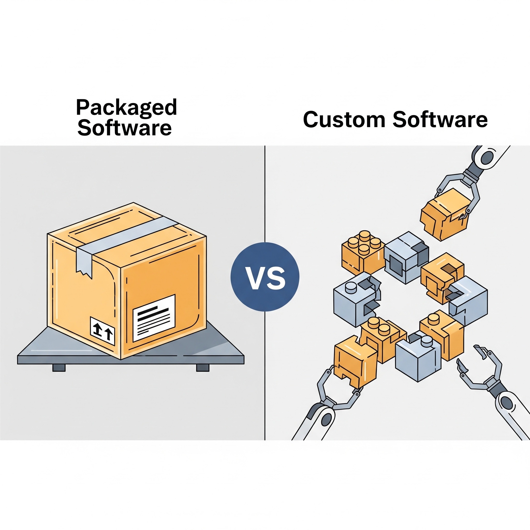 Phần mềm đóng gói vs. Phần mềm tùy chỉnh: Doanh nghiệp của bạn nên chọn gì?