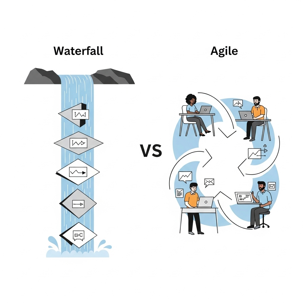 Waterfall và Agile: Lựa Chọn Mô Hình Phát Triển Phần Mềm Nào Cho Dự Án Của Bạn?