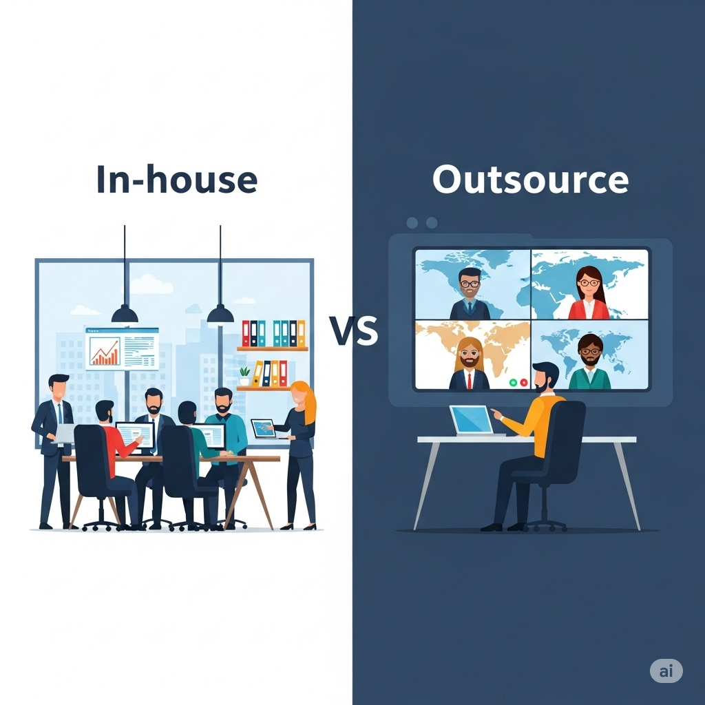 Outsource và In-house: Đâu là "Chân Ái" Cho Dự Án Phần Mềm Của Bạn?
